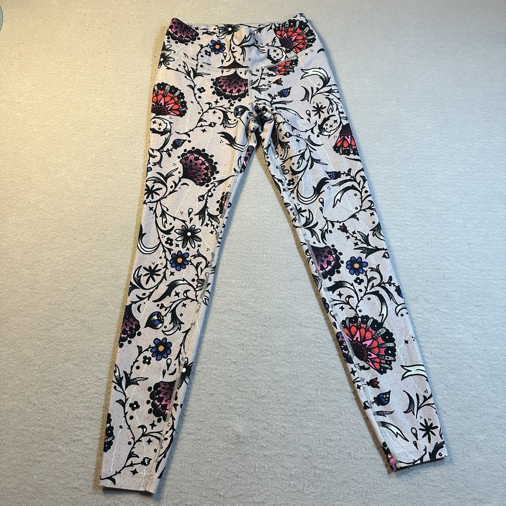 Nike Dri Fit Leggings Womens Small High Waist Floral Legend Pant AA2231-027